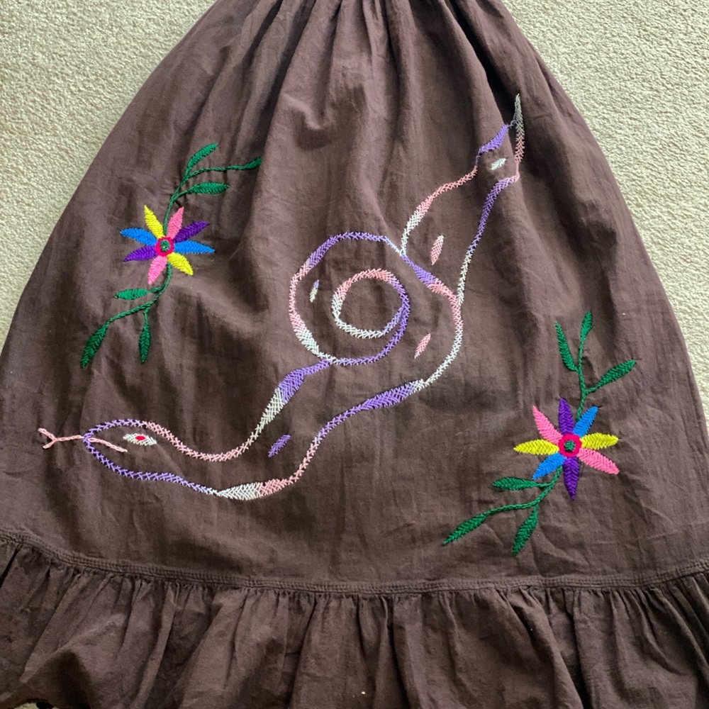 Cotton dress , made in Peru
